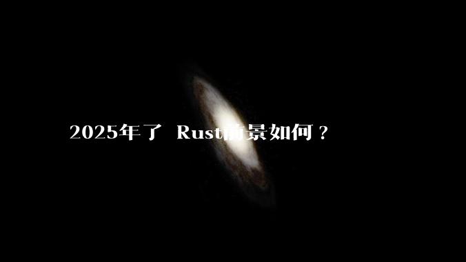 2025年了 Rust前景如何?