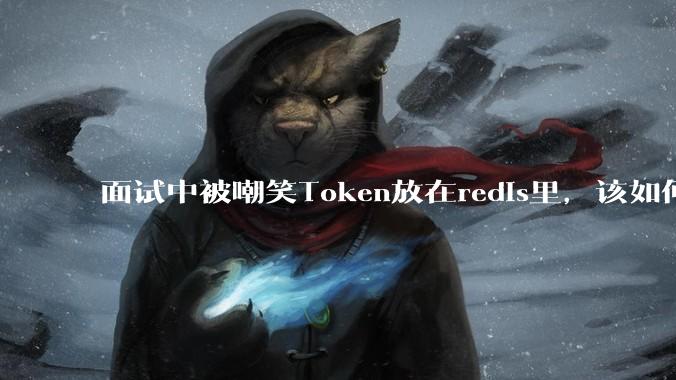 面试中被嘲笑Token放在redis里，该如何应对这种情况呢？