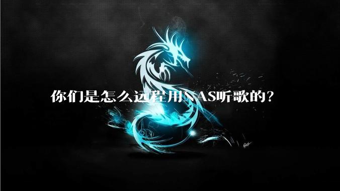 你们是怎么远程用NAS听歌的？