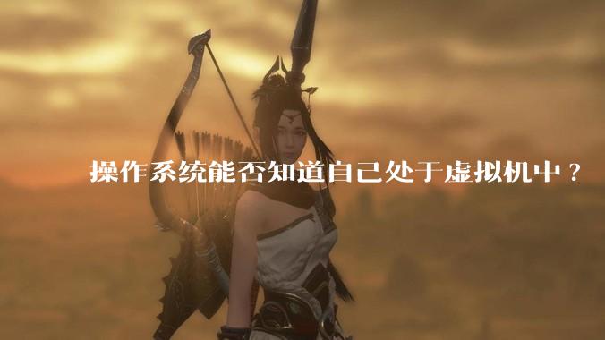 操作系统能否知道自己处于虚拟机中?
