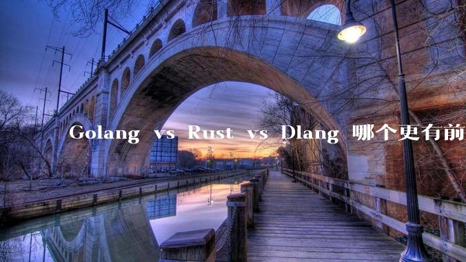 Golang vs Rust vs Dlang 哪个更有前途，哪位大牛这 3 门语言都用过？