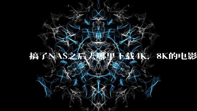搞了NAS之后去哪里下载4K，8K的电影？