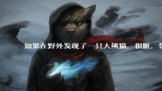 如果在野外发现了一只大熊猫，很脏，领回家给他洗个澡，再养几天，犯法吗？