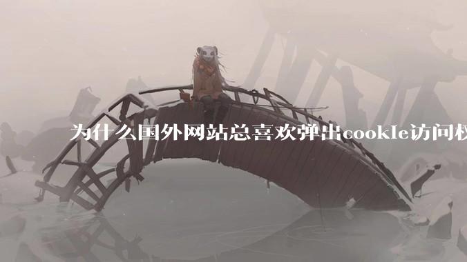 为什么国外网站总喜欢弹出cookie访问权限弹窗，国内网站却没有，这么做有什么意义？