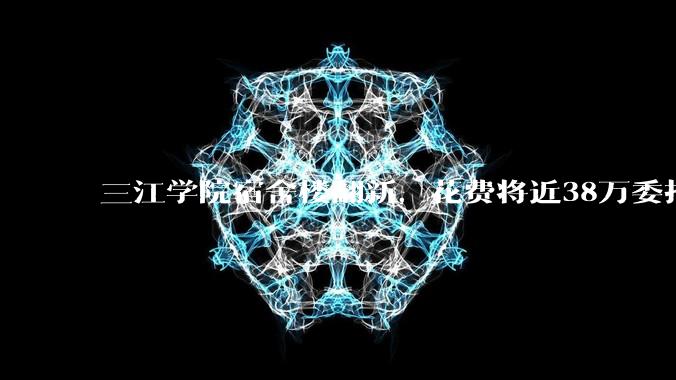三江学院宿舍楼翻新，花费将近38万委托公司搬运行李，结果只有一个阿姨挑着扁担搬运行李，如何评价？