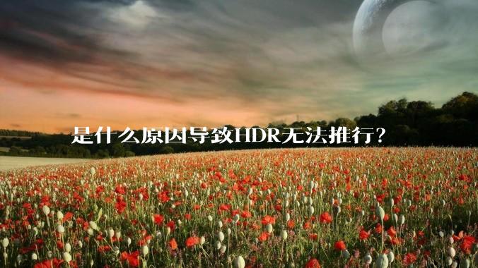 是什么原因导致HDR无法推行？