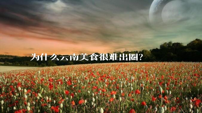 为什么云南美食很难出圈？