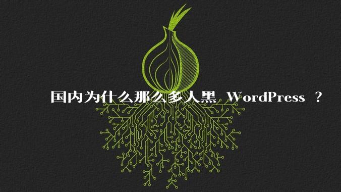 国内为什么那么多人黑 WordPress ？