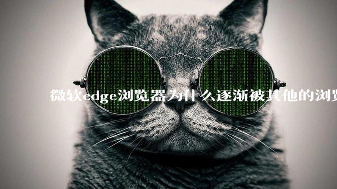 微软edge浏览器为什么逐渐被其他的浏览器代替？