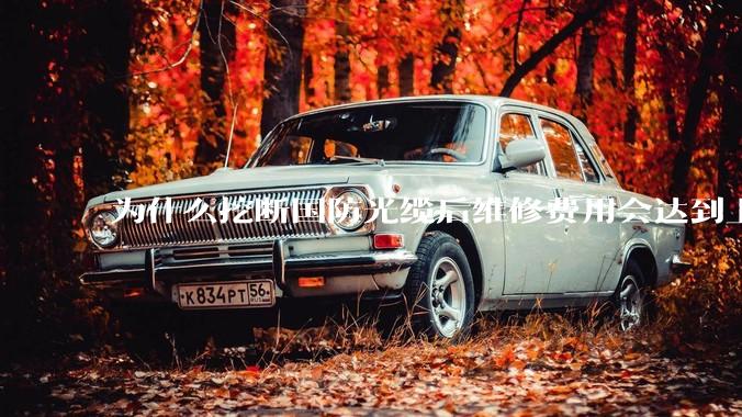 为什么挖断国防光缆后维修费用会达到上千万？