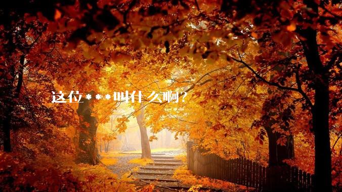 这位***叫什么啊？