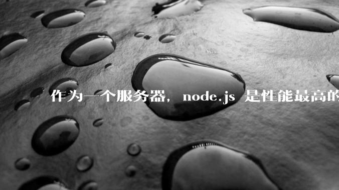 作为一个服务器，node.js 是性能最高的吗？