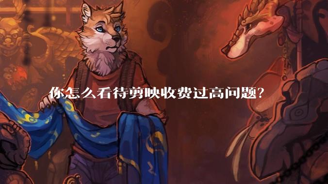 你怎么看待剪映收费过高问题？