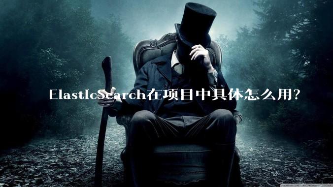 ElasticSearch在项目中具体怎么用？