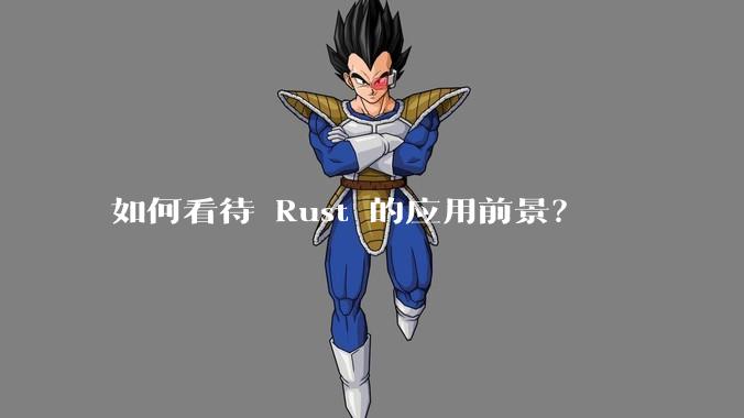 如何看待 Rust 的应用前景？