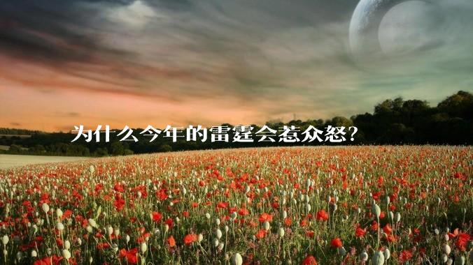 为什么今年的雷霆会惹众怒？