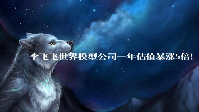 李飞飞世界模型公司一年估值暴涨5倍！正洽谈新一轮5亿美元融资_Labs_World_Marble