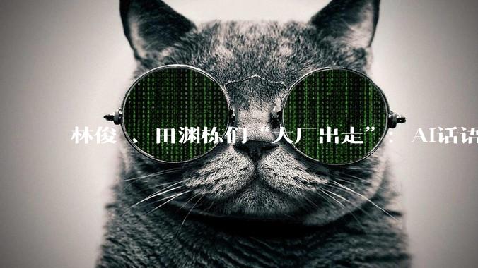 林俊旸、田渊栋们“大厂出走”：AI话语权争夺战才刚刚开始_Meta_公司_模型