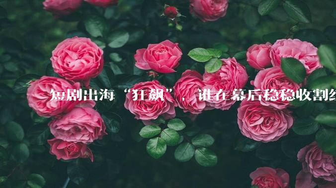 短剧出海“狂飙”，谁在幕后稳稳收割红利？_MaskGCT_DataEye_FlexTV