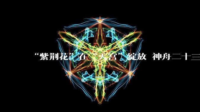 “紫荆花”在“天宫”绽放 神舟二十三号乘组创下多少“首次”？｜封面头条_飞船_空间站_中国香港