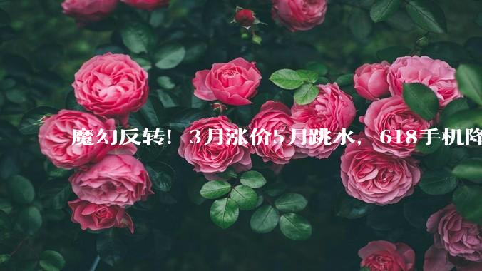 魔幻反转！3月涨价5月跳水，618手机降价潮藏猫腻？_成本_品牌_机型