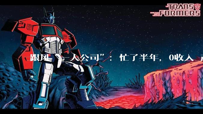 跟风“一人公司”：忙了半年，0收入_产品_工具_大厂