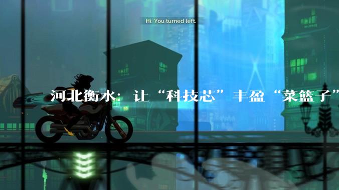 河北衡水：让“科技芯”丰盈“菜篮子”