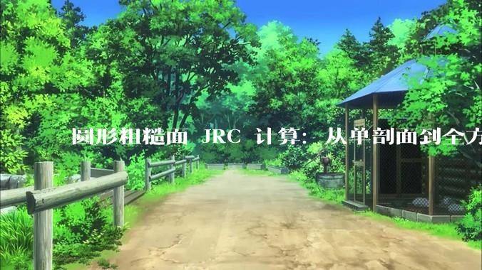 圆形粗糙面 JRC 计算：从单剖面到全方向表征_面的_三维_方案