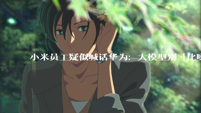 小米员工疑似喊话华为：大模型别「比嗓门」_DeepSeek_国产_行业