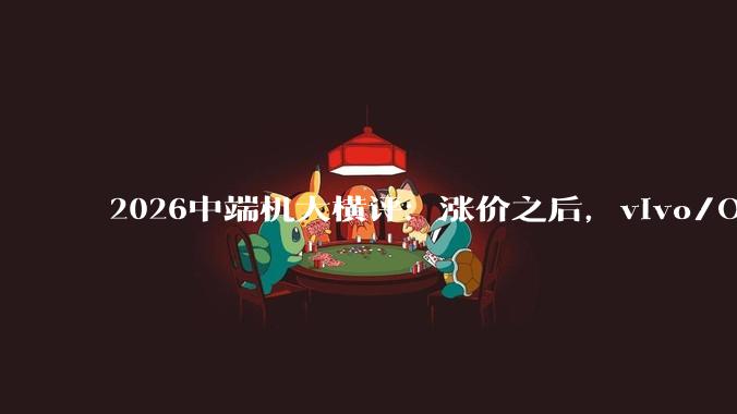 2026中端机大横评：涨价之后，vivo/OPPO/荣耀/小米谁是三千元档最优解？_Pro_手机_用户