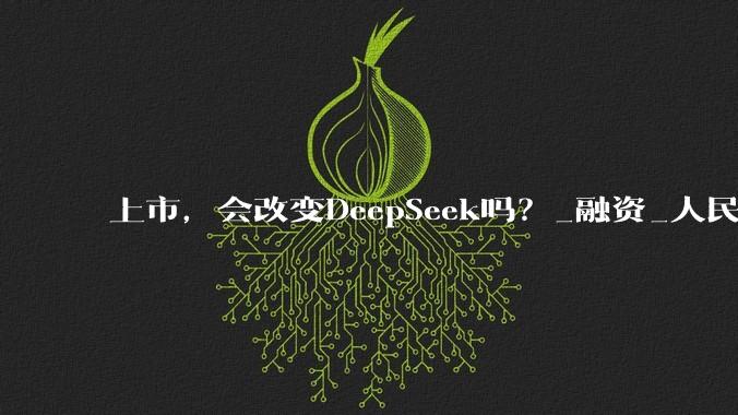 上市，会改变DeepSeek吗？_融资_人民币_梁文锋