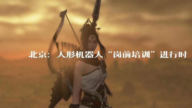 北京：人形机器人“岗前培训”进行时
