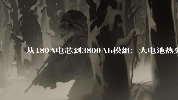 从180A电芯到3800Ah模组：大电池热失控"安全边界"，他们测了上千次 - *