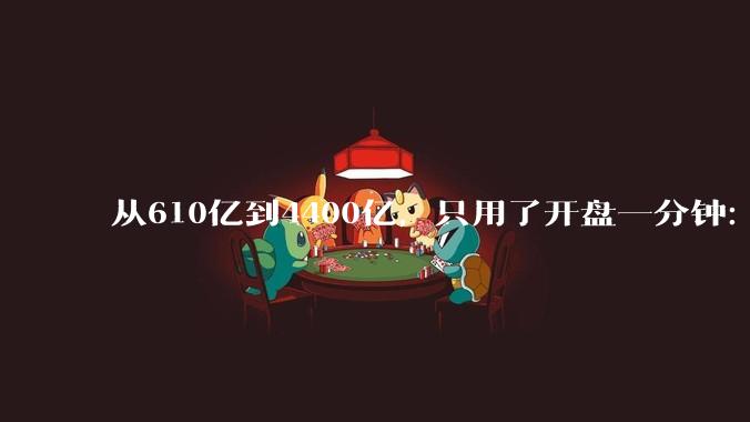 从610亿到4400亿，只用了开盘一分钟：宇树给机器人行业立了根“锚”？_公司_科技_市值