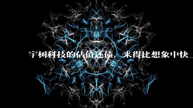 宇树科技的估值还债，来得比想象中快_市值_上市_净利润