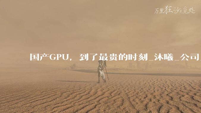 国产GPU，到了最贵的时刻_沐曦_公司_市场