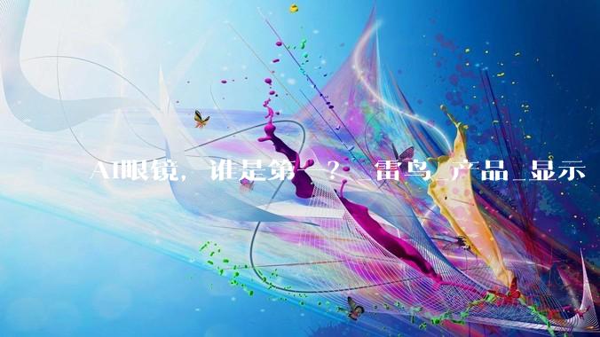 AI眼镜，谁是第一？_雷鸟_产品_显示