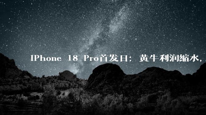 iPhone 18 Pro首发日：黄牛利润缩水，顶配溢价比去年少一半_版本_Duo_价格