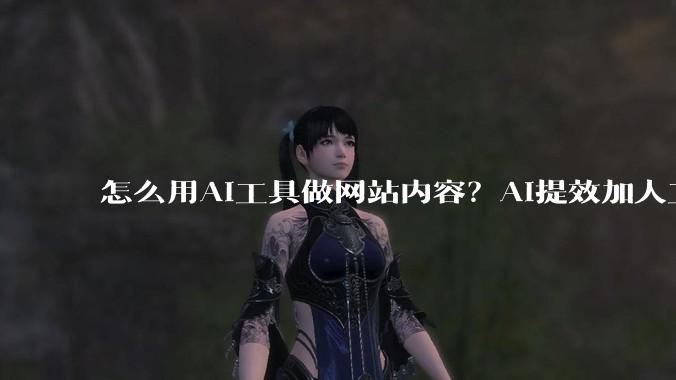 怎么用AI工具做网站内容？AI提效加人工质检的标准流程 - *