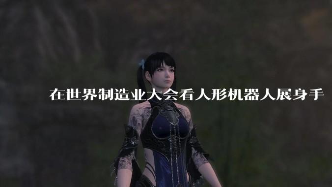 在世界制造业大会看人形机器人展身手