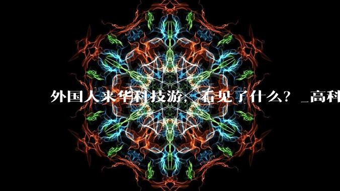 外国人来华科技游，看见了什么？_高科技_深圳_庞尹