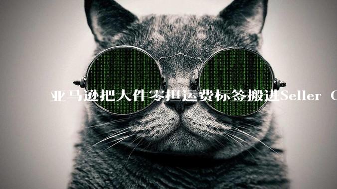 亚马逊把大件零担运费标签搬进Seller Central，10月起可用 - *