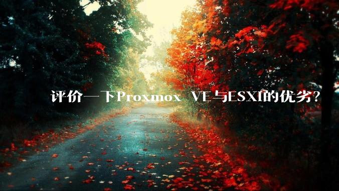 评价一下Proxmox VE与ESXi的优劣？