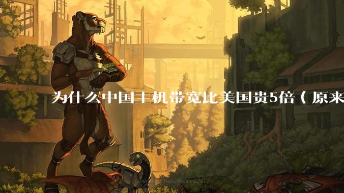 为什么中国主机带宽比美国贵5倍（原来错误的10000倍），比如阿里云？