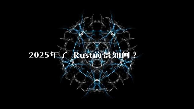 2025年了 Rust前景如何?