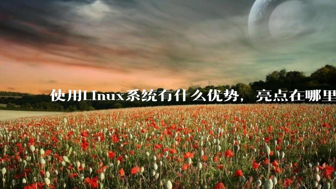 使用Linux系统有什么优势，亮点在哪里？