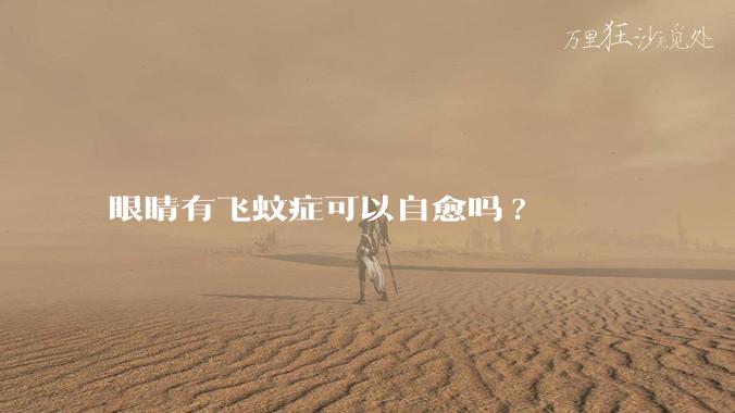眼睛有飞蚊症可以自愈吗?