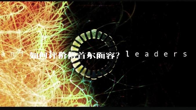 如何评价傅首尔面容？