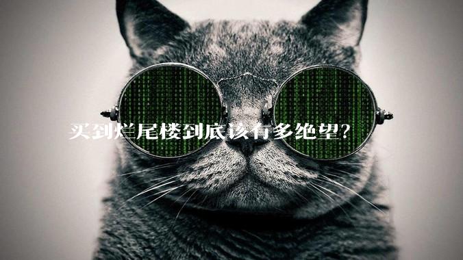 买到烂尾楼到底该有多绝望？