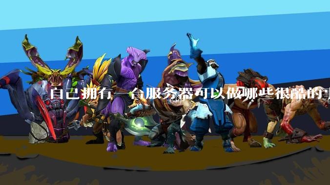 自己拥有一台服务器可以做哪些很酷的事情？